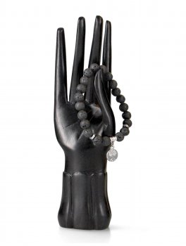 Bracciale Pietra Lavica con Albero della Vita - 1