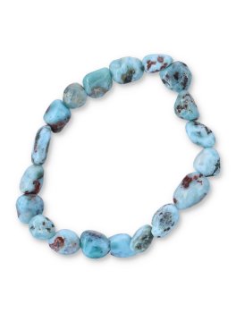 Bracciale Pietre Grezze Larimar - 3