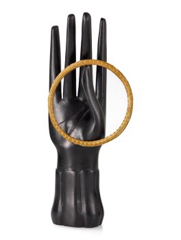 Bracciale Rigido in Oro Vegetale Capim Dourado - Cerchio - 1