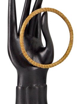 Bracciale Rigido in Oro Vegetale - Cerchio - 2