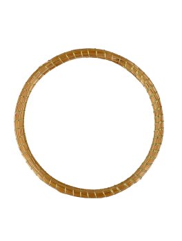 Bracciale Rigido in Oro Vegetale - Cerchio - 4