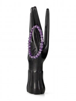 Bracciale "Sfera" in Ametista Naturale - 2