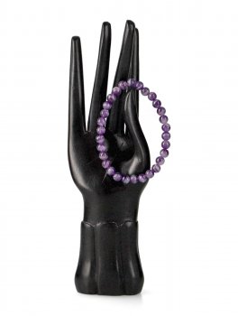 Bracciale "Sfera" in Ametista Naturale - 1