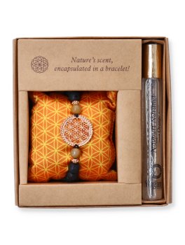 Organic Goodness Braccialetto Fiore della Vita + Fragranza Spray - 5