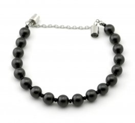 Braccialetto Miriam in Shungite con Chiusura Magnetica - 2