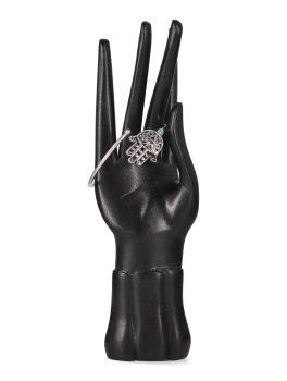 Braccialetto Rigido in Ottone con Mano di Fatima - 1