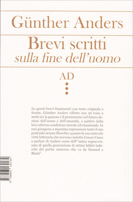 Brevi Scritti sulla Fine dell'Uomo — Libro - 2