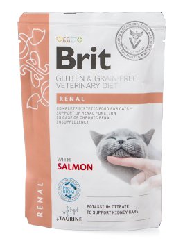 Brit Veterinary Diet Renal Umido per Gatti - 12 x 85g - 5