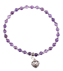 Braccianello Ametista con Ciondolo