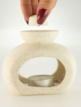 Brucia Essenze Zen in Ceramica Ovale - 4