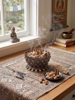 Brucia Incenso "Fiore di Loto" - 4