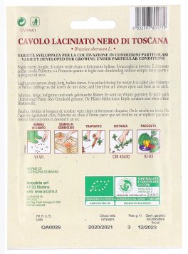 Bu090 - Cavolo Nero di Toscana - 3 g - 2
