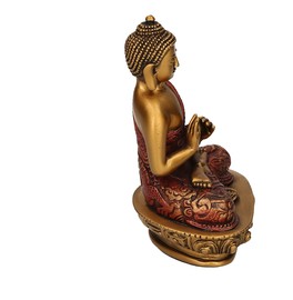 Statuetta del Buddha - Ruota di Dharma - 5