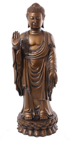 Statuetta Buddha in Piedi - Color Bronzo