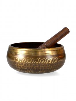 Buddha Singing Bowl - Campana con Buddha Inciso - 1