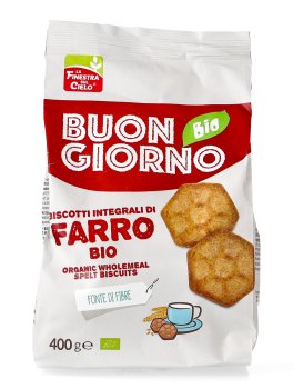 Buon Giorno Bio - Biscotti Integrali di Farro - 1