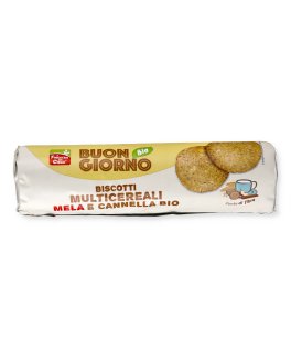 Buon Giorno Bio - Biscotti Multicereali Mela e Cannella - 1