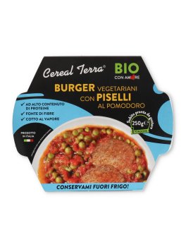 Burger Vegetariani con Piselli al Pomodoro Bio - 1