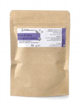 Burro di Cacao Biologico in Cialdine