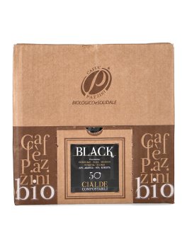 Caffè in Cialde Black Biologico - 50 pezzi - 2