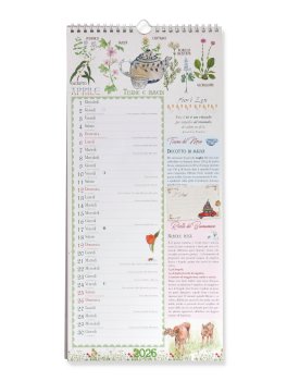 Calendario 2026 Tisane e Dolci Rimedi - Formato Grande — Calendario - 2