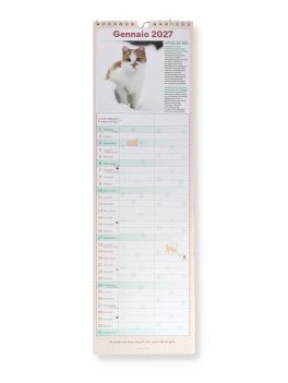 Calendario-Agenda dei Gatti 2027 — Calendario - 2