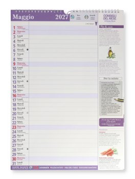 Calendario-Agenda Rimedi della Nonna 2027 — Calendario - 2