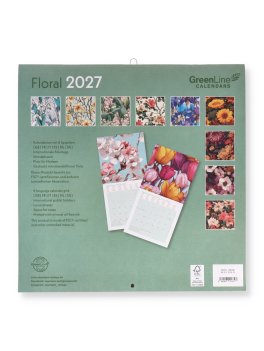 Calendario da Parete GreenLine Floral 2027 — Calendario - 5