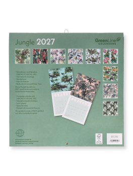 Calendario da Parete GreenLine Jungle 2027 — Calendario - 5