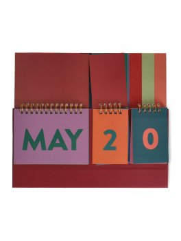 Calendario da Scrivania Perpetuo Colourblock — Calendario - 5