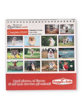 Calendario da Tavolo 16 Mesi Cani Felici 2026 — Calendario - 5