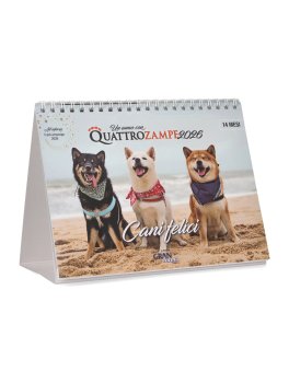 Calendario da Tavolo 16 Mesi Cani Felici 2026 — Calendario - 1