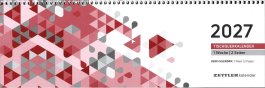Calendario da Tavolo Settimanale Zettler Rosso 2027 — Calendario - 1