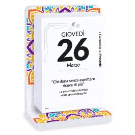 Calendario dei Proverbi 2027 - Con Supporto Colorato Mandala — Calendario - 3