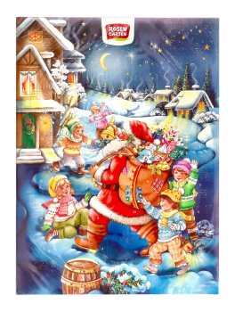 Calendario dell'Avvento con Cioccolato Latte Bio - 3