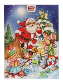 Calendario dell'Avvento con Cioccolato Latte Bio - 1