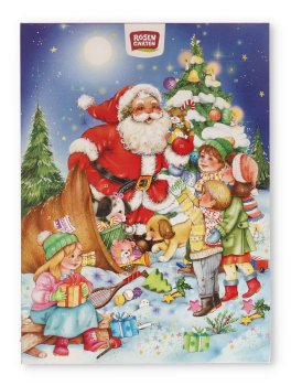 Calendario dell'Avvento con Cioccolato Latte Bio - 1