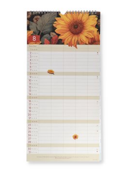 Calendario Familiare GreenLine Floral 2027 — Calendario - 3