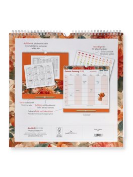 Calendario Familiare Settimanale Flowers 2027 — Calendario - 4