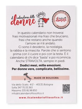 Calendario Filosofico delle Donne 2026 - Ce la Farò anche Stravolta — Calendario - 4