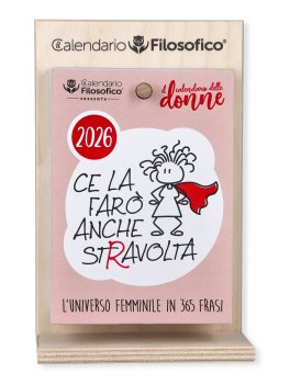 Calendario Filosofico delle Donne 2026 - Ce la Farò anche Stravolta — Calendario - 3