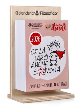 Calendario Filosofico delle Donne 2026 - Ce la Farò anche Stravolta — Calendario - 2