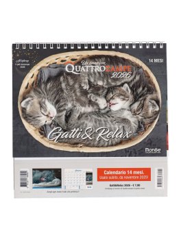 Calendario Gatti & Relax 14 Mesi -  2026 — Calendario - 4