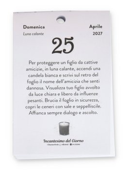 Calendario Incantesimi del Giorno 2027 con Supporto — Calendario - 4