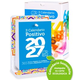 Calendario Positivo 2027 - Con Supporto Colorato Mandala — Calendario - 2