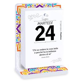 Calendario Positivo 2027 - Con Supporto Colorato Mandala — Calendario - 3