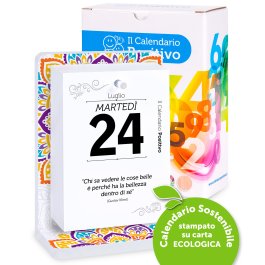 Calendario Positivo 2027 - Con Supporto Colorato Mandala — Calendario - 1
