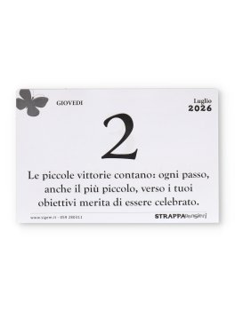 Calendario Strappa Pensieri Orizzontale — Calendario - 3