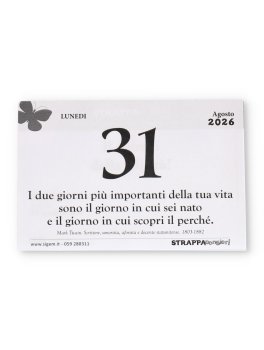 Calendario Strappa Pensieri Orizzontale — Calendario - 4