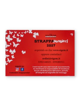 Calendario Strappa Pensieri Orizzontale — Calendario - 5